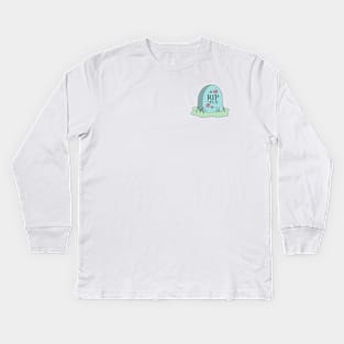 RIP le fun -- POCKET PRINT Kids Long Sleeve T-Shirt